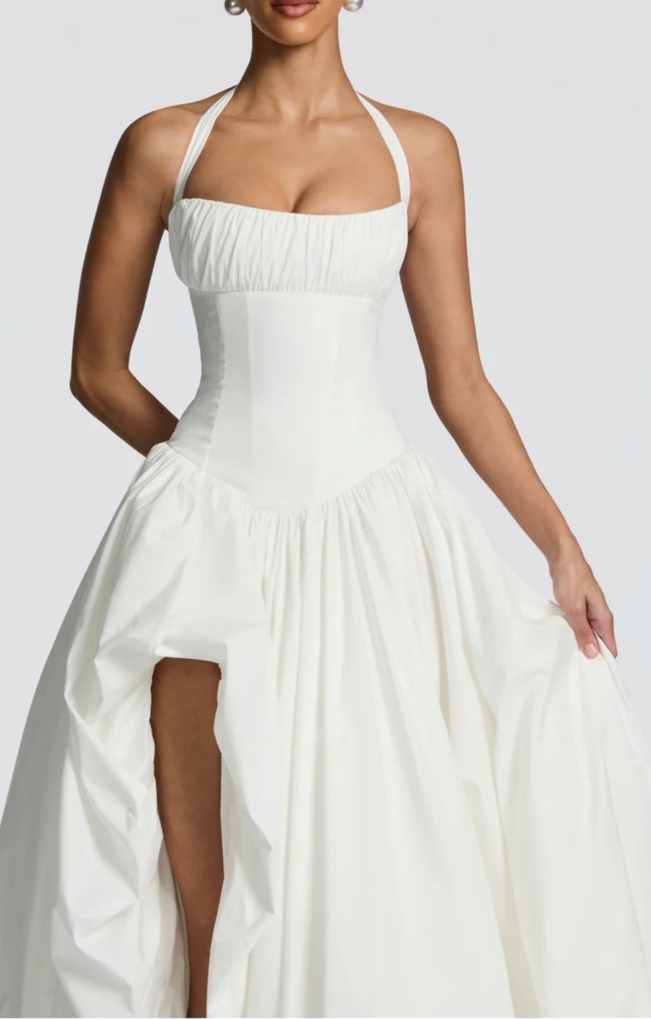Rosalee Feminine Gathered Maxi Dress