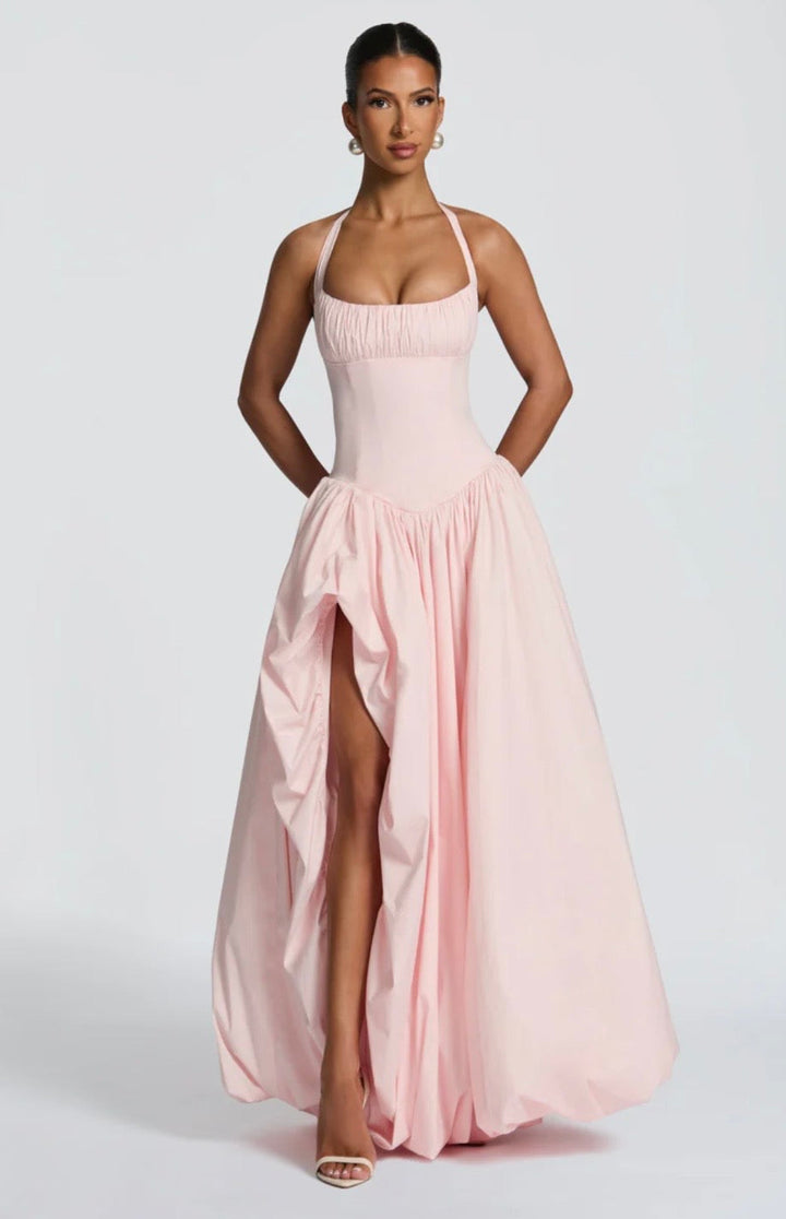 Rosalee Feminine Gathered Maxi Dress
