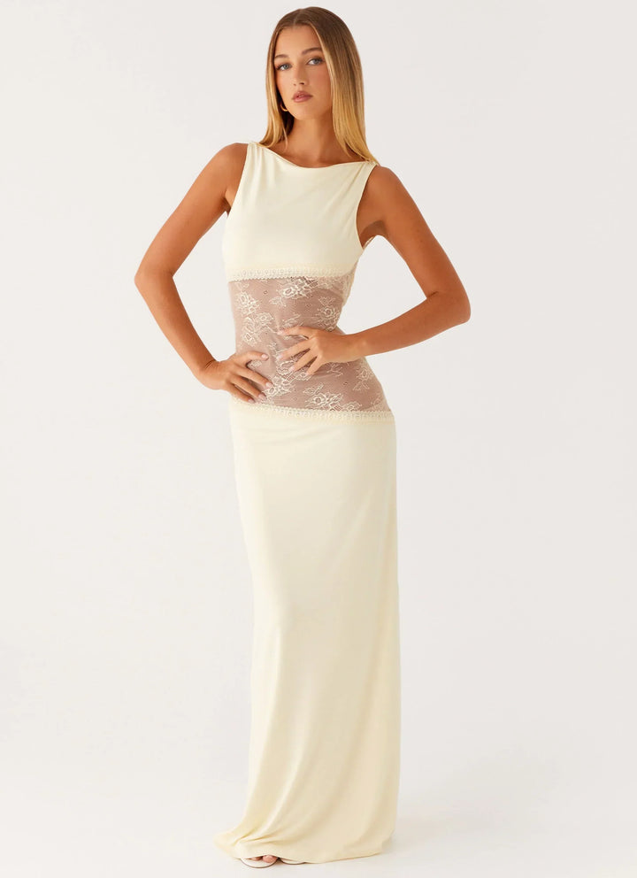 Lucinda Elegant Flowy Maxi Gown