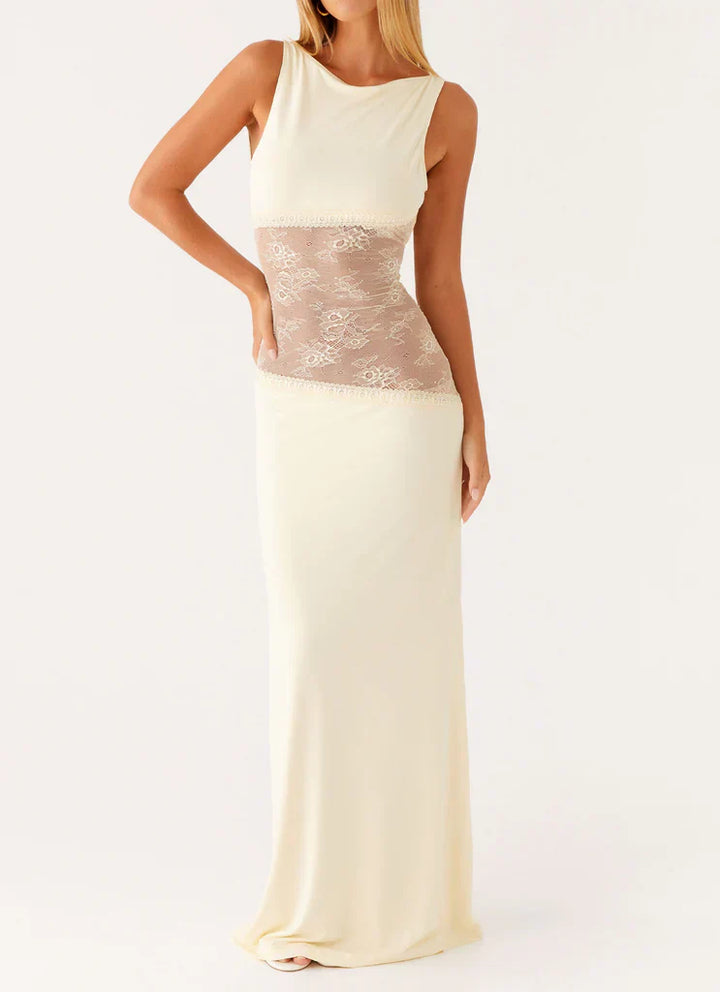 Lucinda Elegant Flowy Maxi Gown
