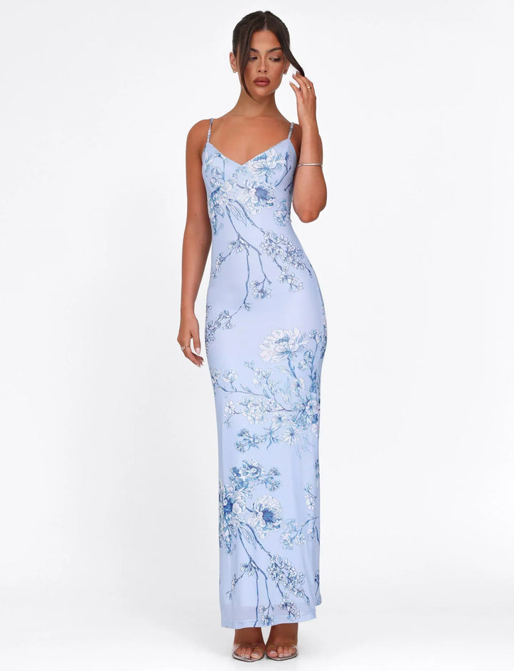 Julie Draped Occasion Maxi Dress