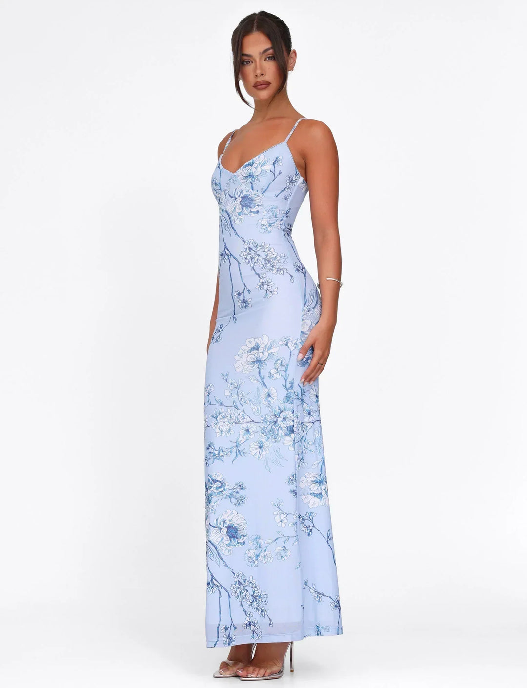 Julie Draped Occasion Maxi Dress