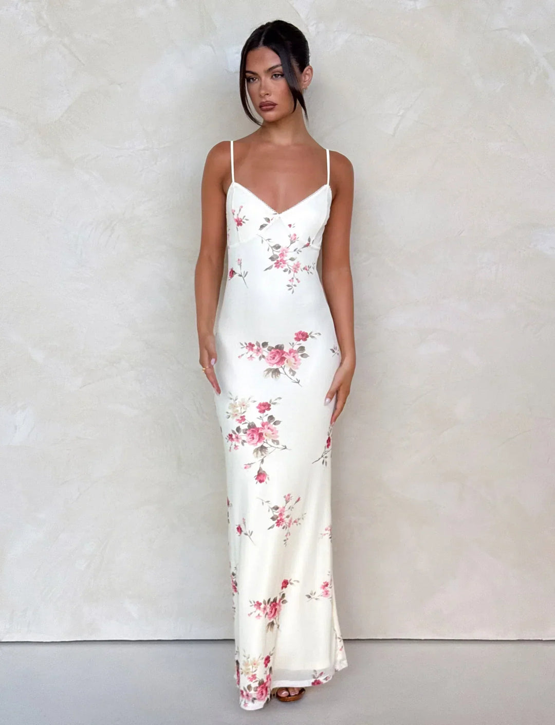 Julie Draped Occasion Maxi Dress