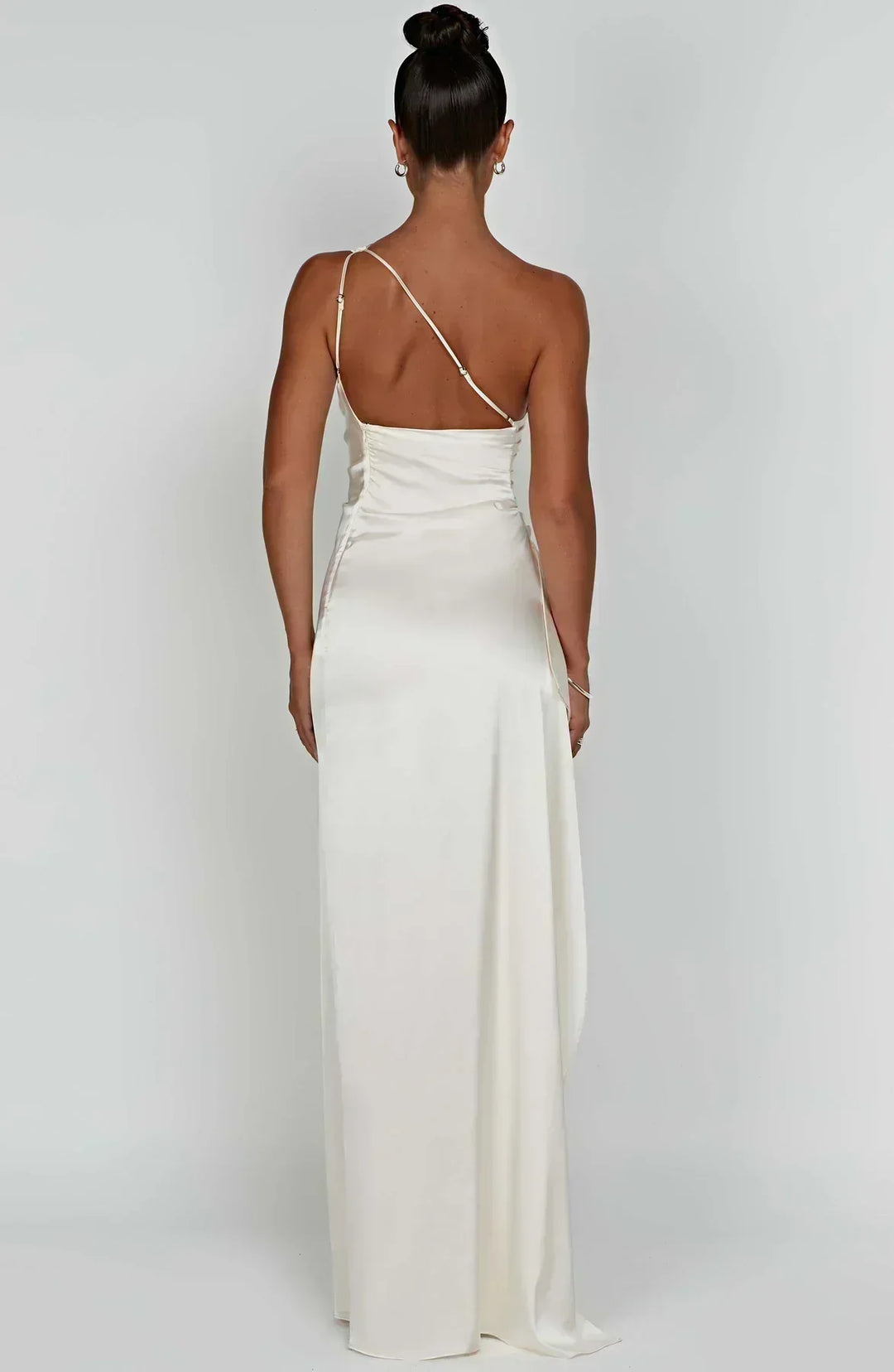 Grace Lustrous Woven Maxi Gown