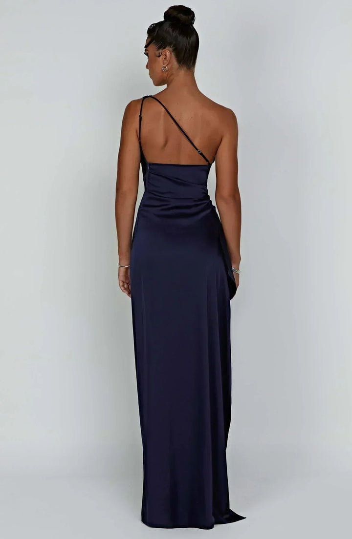 Grace Lustrous Woven Maxi Gown