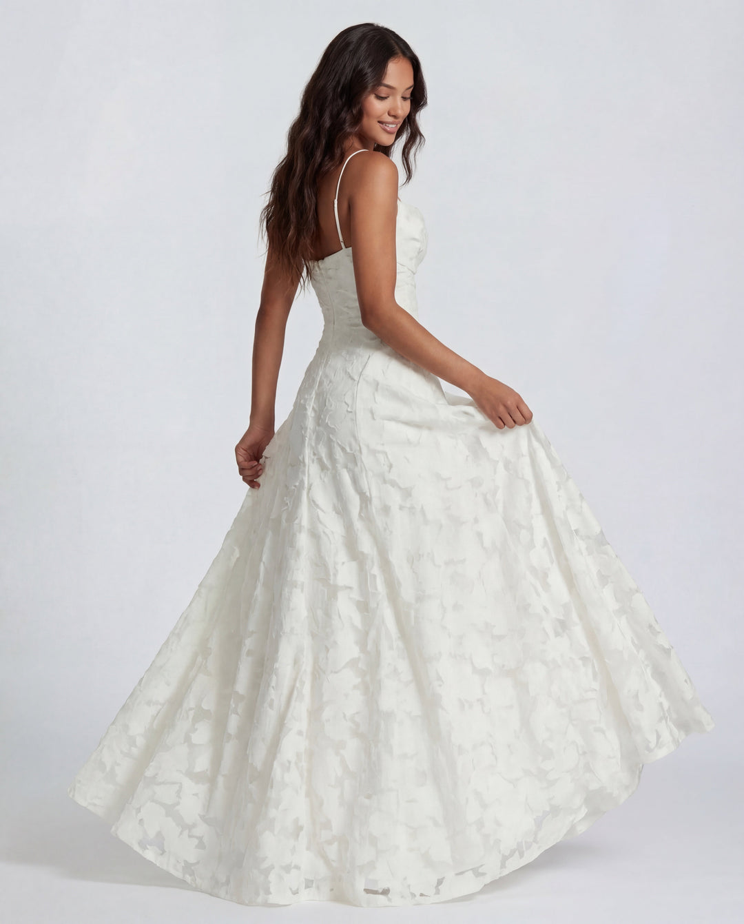 Sofia Floral Lace Maxi Gown