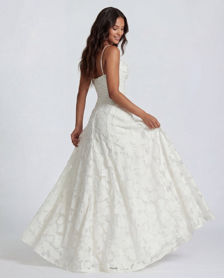 Sofia Floral Lace Maxi Gown