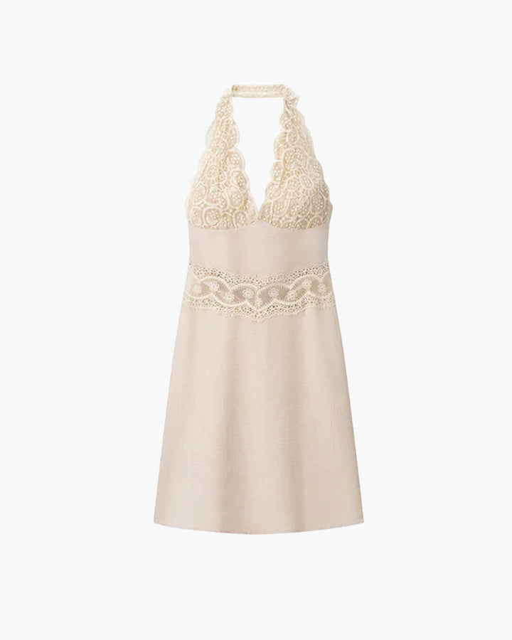 Alessa Backless Halter Dress